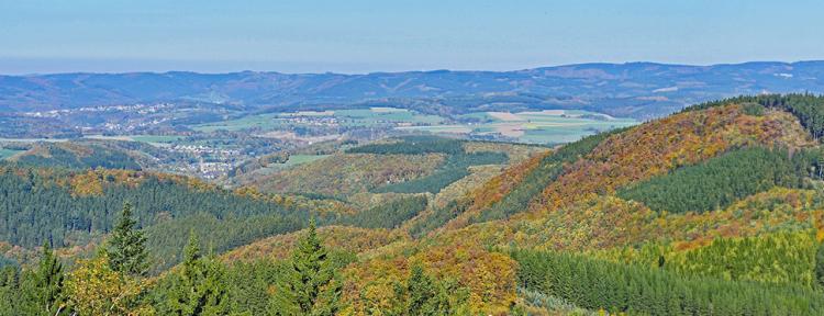 Panoramablick über Sauerland